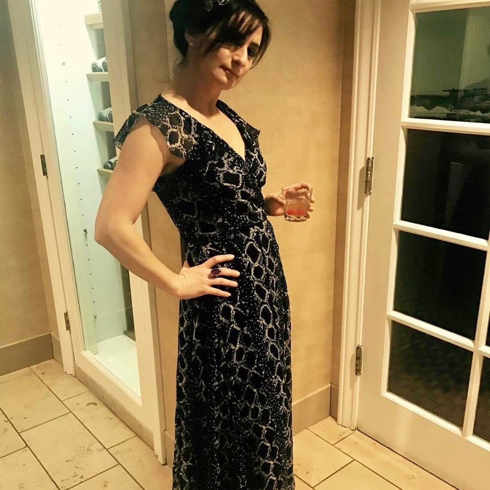 Diane Von Furstenberg Delancey Dress Blue Silk Wrap Dress.